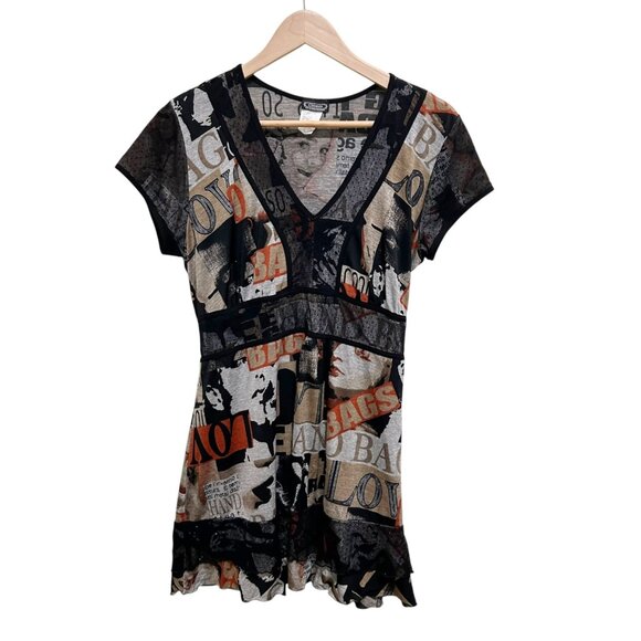 Clientele Billboard Mini Stretchy Lacy Dress Size L - Picture 1 of 3